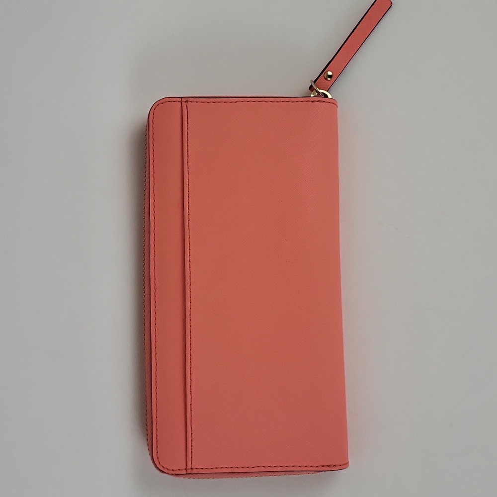 Kate Spade Mikas Pond Stacy in Guava Long Wallet - Picture 6 of 9